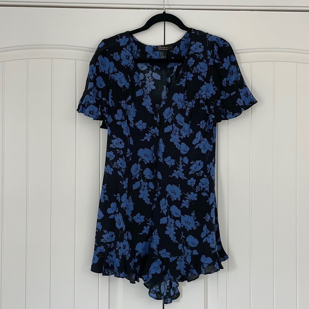 Forever 21 floral romper